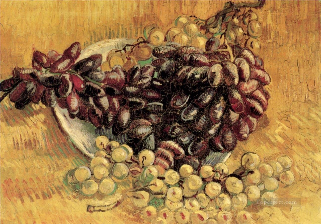 Naturaleza muerta con uvas Vincent van Gogh Pintura al óleo